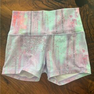 Ivivva Pastel Tie-Dye Athletic Shorts